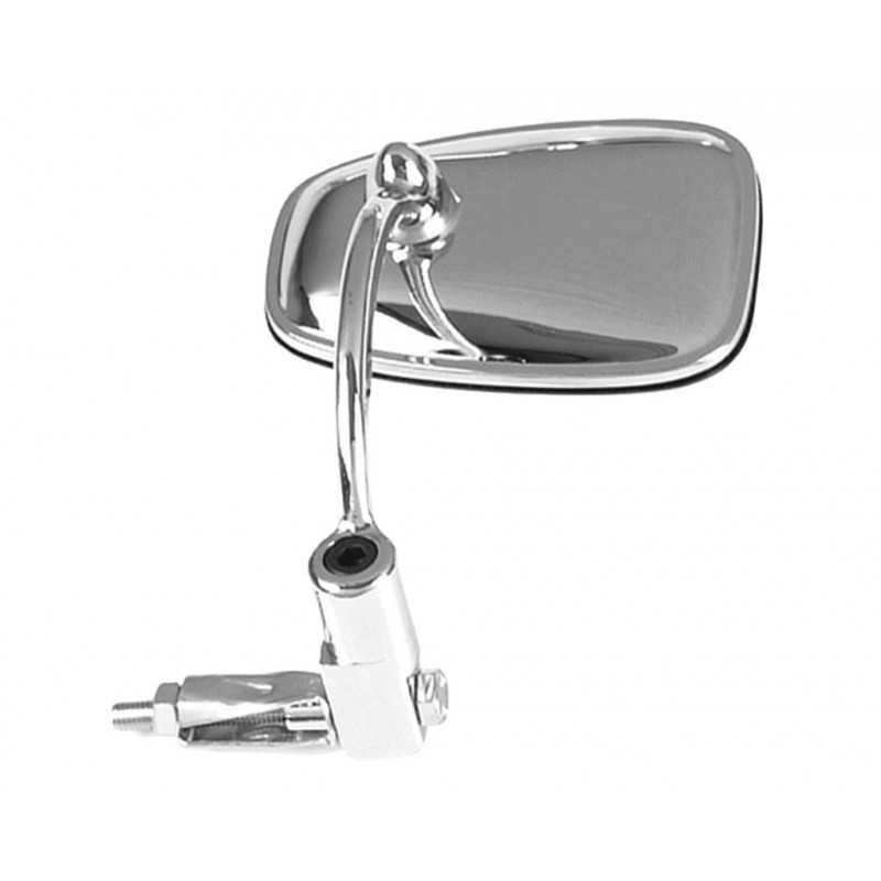V PARTS Espejo retrovisor con puño cromado para motocicletas, no homologado E189CR