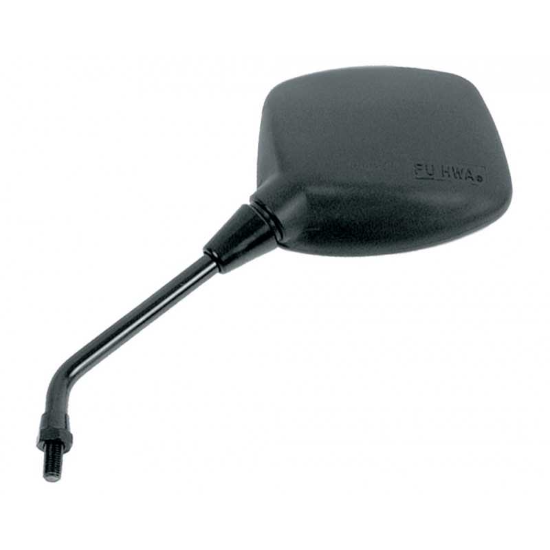 V PARTS Espejo retrovisor izquierdo tipo OEM para manillar - Compatible con calle legal Negro EK230I