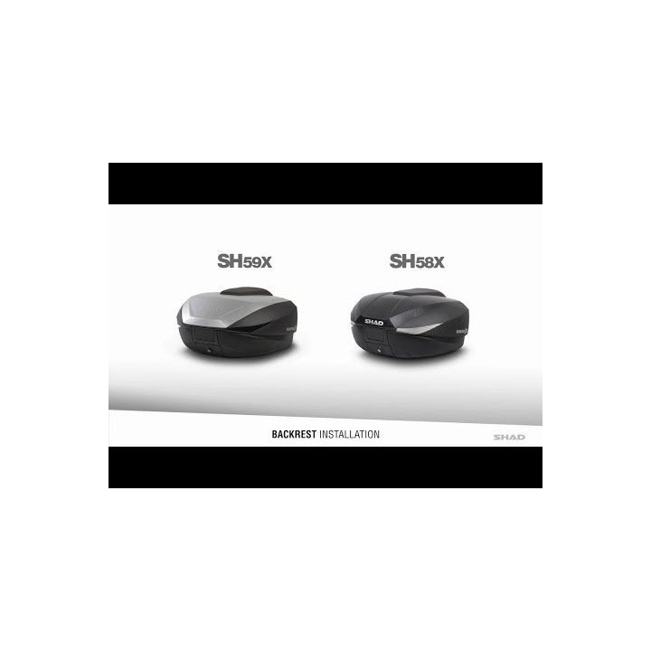 SHAD Respaldo de pasajero para baul maleta moto SH58X SH59 D0RI80
