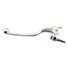 V PARTS Palanca de freno aluminio para moto - Maneta leva izquierda pulida 73731
