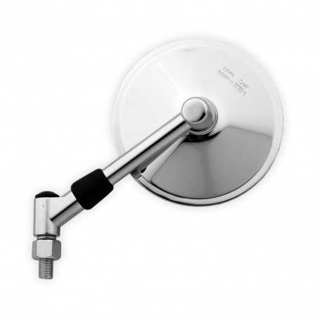 V PARTS Espejo retrovisor izquierdo cromado para montaje en manillar ES484