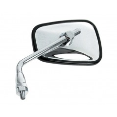 V PARTS Espejo Retrovisor Izquierdo Cromado Homologado CE para Manillar de Moto EK275I