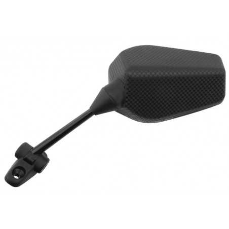 V PARTS Espejo retrovisor izquierdo para bicicletas - Homologación CE Color carbono E545I