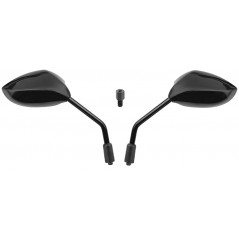 V PARTS Juego pareja espejos retrovisores exposición negros + adaptador RT7 E584NR