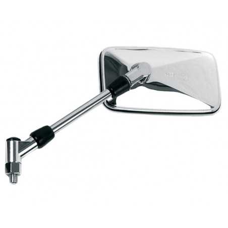 V PARTS Espejo retrovisor izquierdo tipo OEM - Cromo Homologación CE Montaje en manillar Marca EY462I