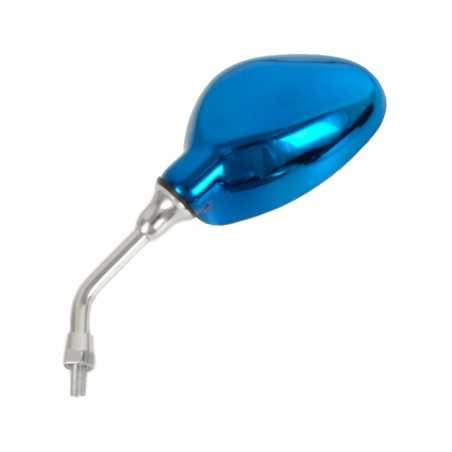 V PARTS SET, REARVIEW MIRROR, EXPOSITION M8, THREAD RIGHT, BLUE E29AZ