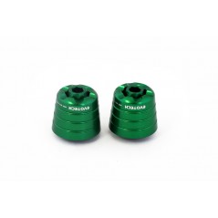 EVOTECH Contrapesos Final Storm de aluminio aeronáutico para motocicletas FS-KA1