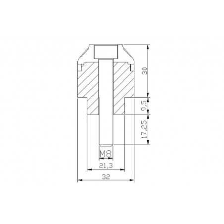PUIG ALUMINUM HANDLEBAR TERMINAL COUNTERWEIGHTS WITH COLOR RIMS 8017