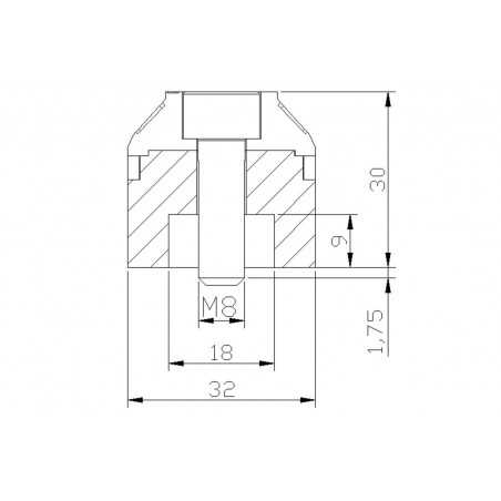 PUIG ALUMINUM HANDLEBAR TERMINAL COUNTERWEIGHTS WITH COLOR RIMS 8018