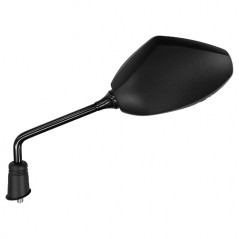 V PARTS Espejo Retrovisor Izquierdo - Homologado CE Montaje en Manillar Negro E960I