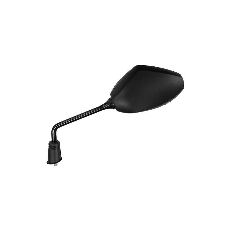 V PARTS Espejo Retrovisor Izquierdo - Homologado CE Montaje en Manillar Negro E960I