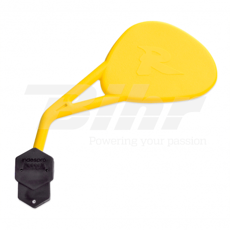 V PARTS Espejo retrovisor izquierdo Enduro con brida. Amarillo E382IVAR