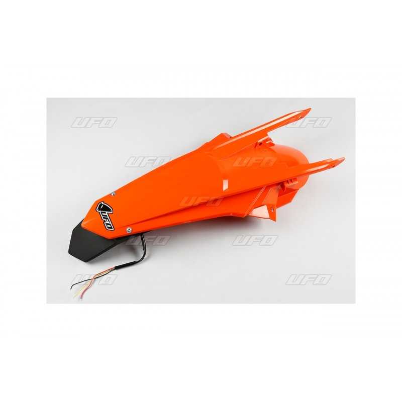 UFO Guardabarros trasero con portamatrículas LED naranja KT04070-127 89664