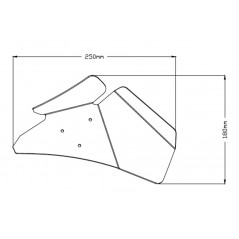 PUIG Set of upper deflectors 9623