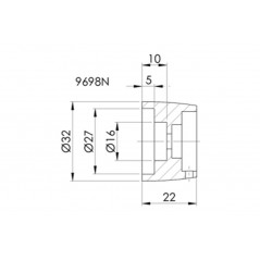 PUIG ALUMINUM HANDLEBAR COUNTERWEIGHTS TERMINALS 9698