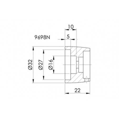 PUIG ALUMINUM HANDLEBAR COUNTERWEIGHTS TERMINALS 9698