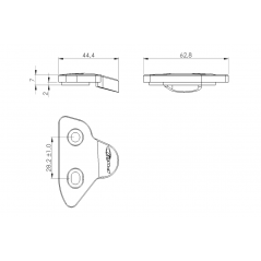 PUIG Set of rear-view mirror caps 3845