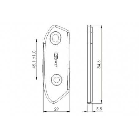 PUIG Set of rear-view mirror caps 3848