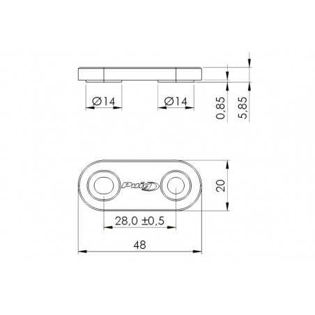 PUIG Set of rear-view mirror caps 3855