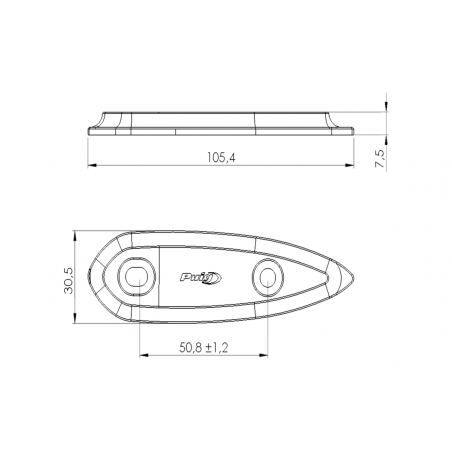 PUIG Set of rear-view mirror caps 3856