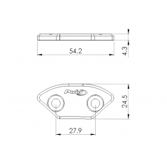 PUIG Set of rear-view mirror caps 3859