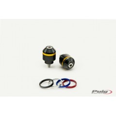 PUIG HANDLEBAR COUNTERWEIGHTS ALUMINUM TERMINALS WITH RING 9209