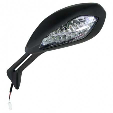 V PARTS Retrovisor izquierdo 52310521A / 52320521A negro con homologación CE ED282I