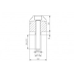 PUIG HANDLEBAR COUNTERWEIGHTS ALUMINUM TERMINALS WITH RING 9374