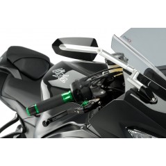 PUIG ALUMINUM HANDLEBAR COUNTERWEIGHTS TERMINALS THRUSTER CUERPO KAWASAKI 9409