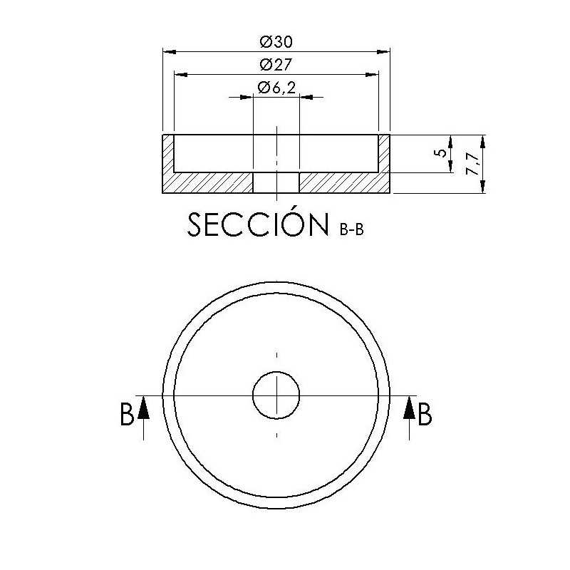 PUIG Adaptador espejo retrovisor HI-TECH IV 3159