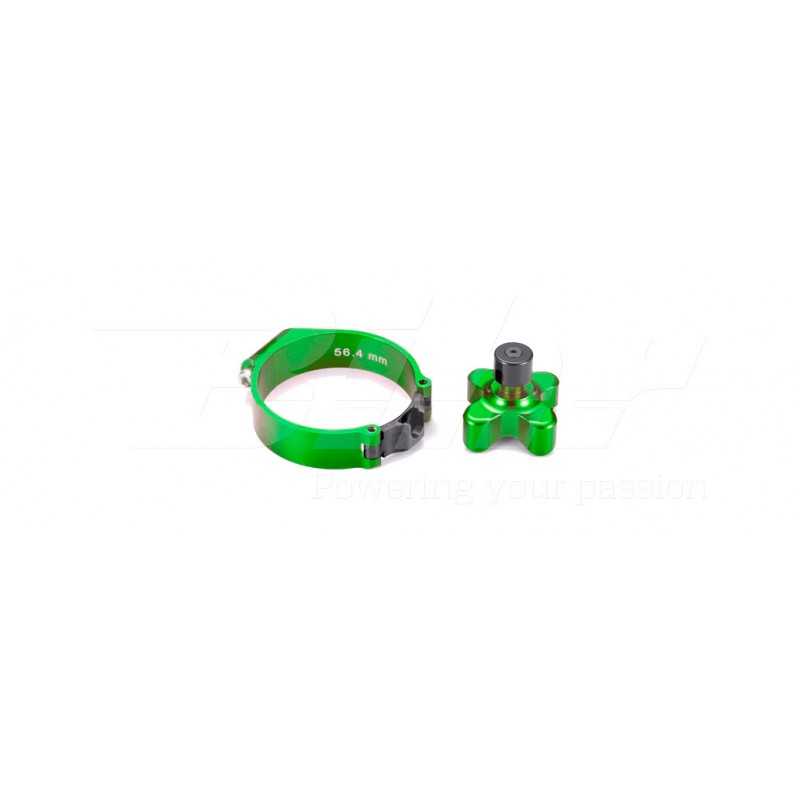 V PARTS Bloqueo de horquilla VERDE KAWASAKI 38083