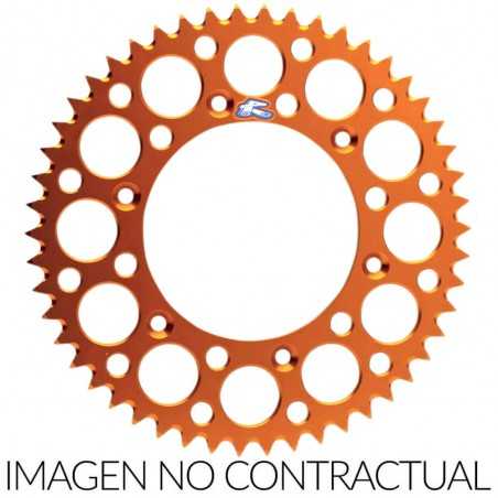 RENTHAL Plato trasero transmision ultraligero 52 dientes orange 224U-520-52GPOR 491312