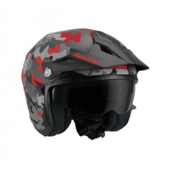 HEBO Casco jet abierto trial ZONE 5 AV CAMO BLUETOOTH HC1121BT