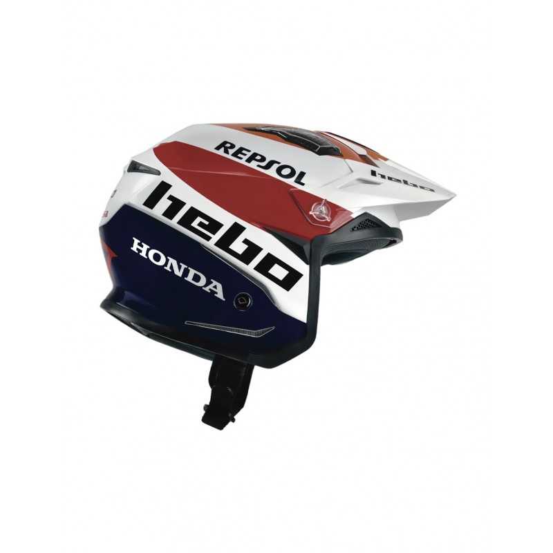 HEBO Casco jet abierto trial ZONE 5 AV MONTESA TEAM III HC1159