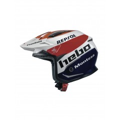 HEBO Casco jet abierto trial ZONE 5 AV MONTESA TEAM III HC1159