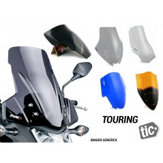 Dome higher windshield touring
