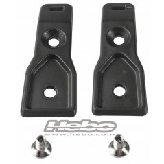 HEBO REPLACEMENT HELMET VISOR SCREWS COVERS + GLASSES CLIPS COVERS ZONE 4 HCR1031