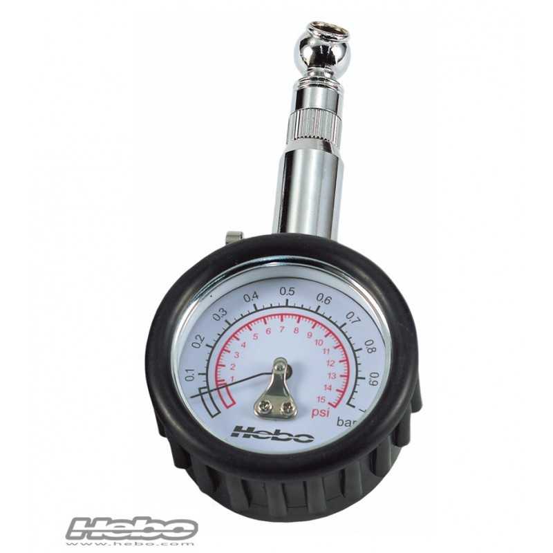 HEBO Reloj manómetro medidor de presión para neumáticos moto TRIAL/QUADS - Marca HH8310