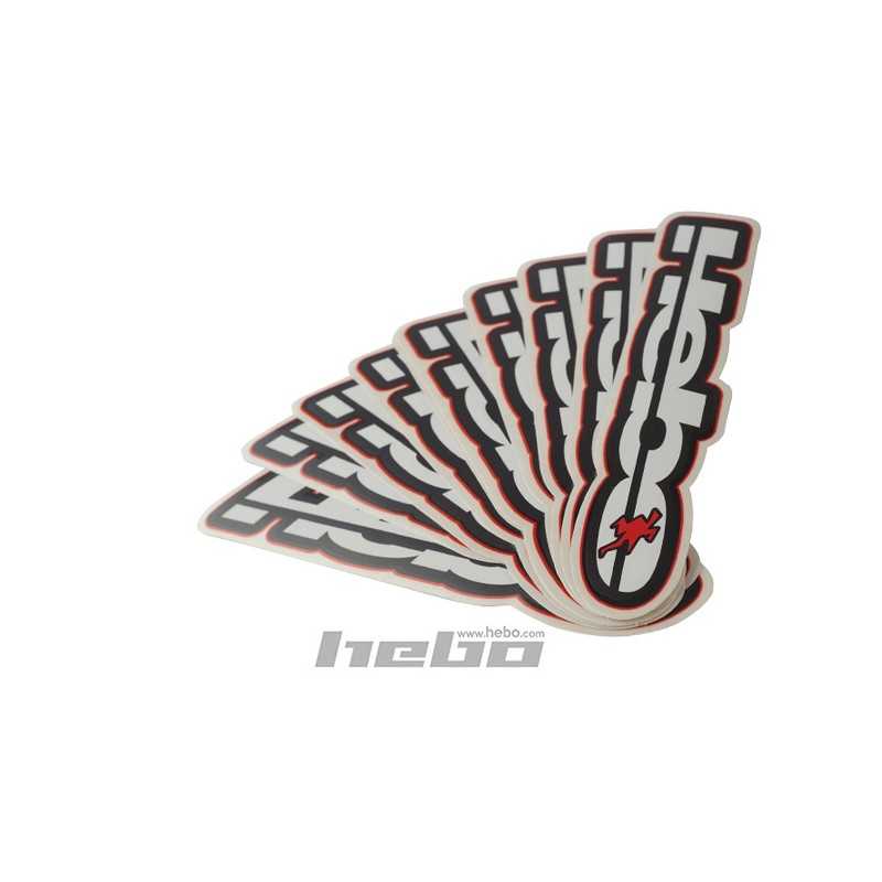 HEBO Kit adhesivos pegatinas 82X20 mm (10 uds) HM1030