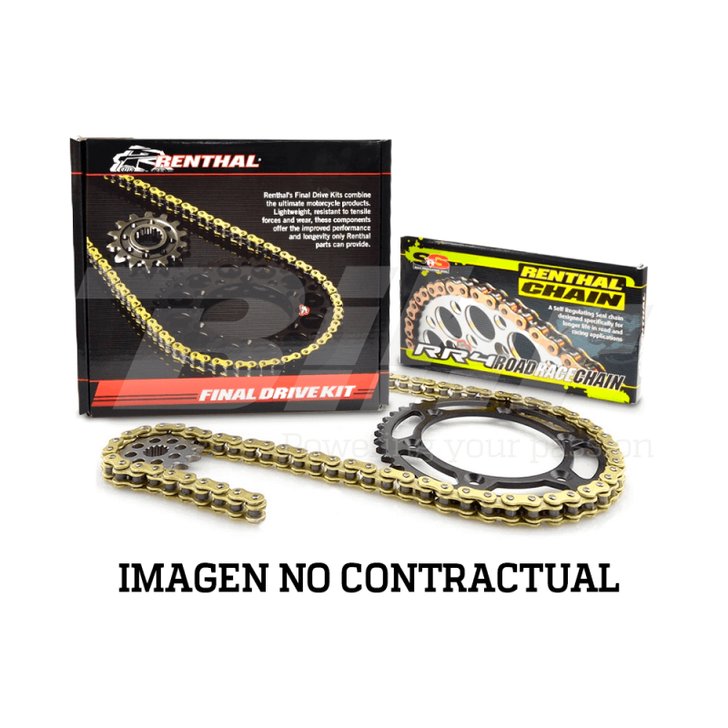RENTHAL Kit transmision cadena aluminio 520R1 (13-51-114) KC348112