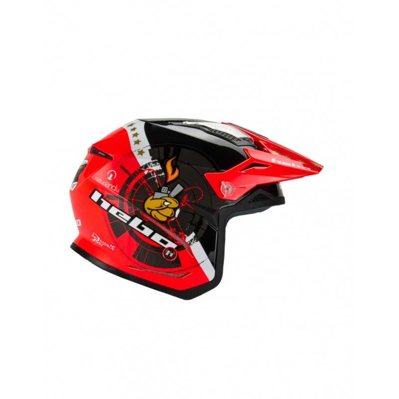 HEBO Casco trial moto ZONE 5 AIR T.BOU HC1161