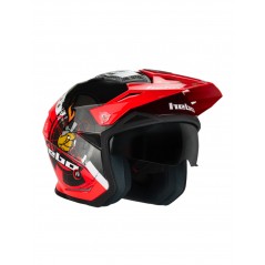HEBO Casco trial moto ZONE 5 AIR T.BOU HC1161