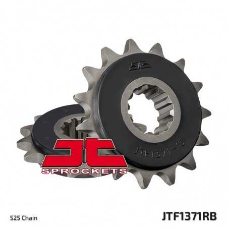 JT SPROCKETS Piñon goma 1371 steel 15 dientes F137115RB