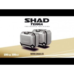 SHAD Aluminum right side case TR47 D0TR47100R