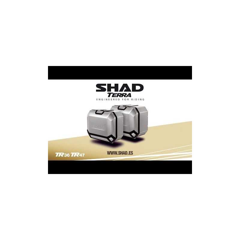 SHAD Aluminum right side case TR47 D0TR47100R