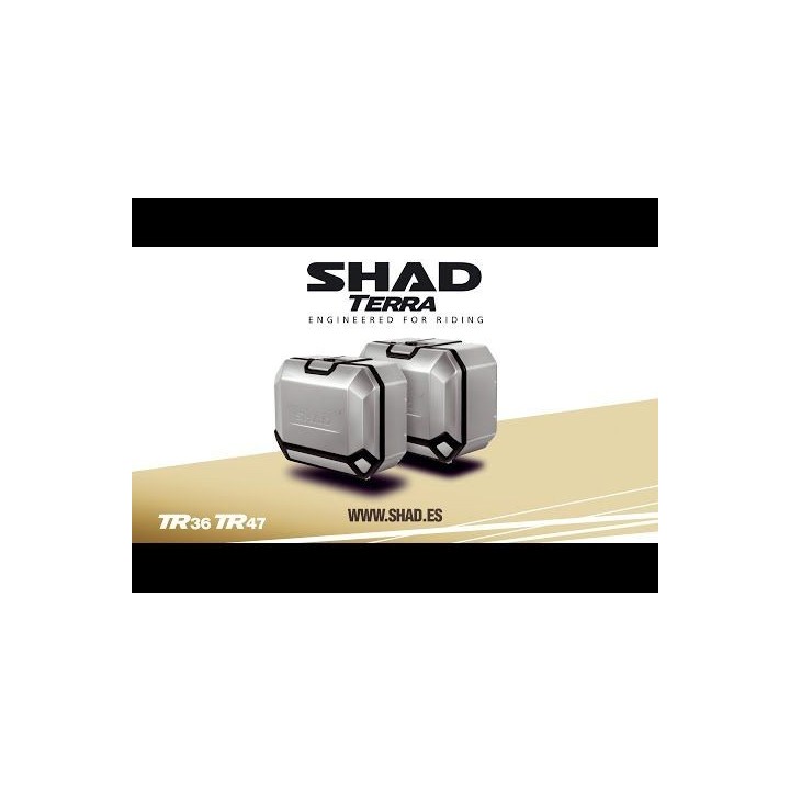 SHAD Maleta lateral derecha de aluminio TR47 D0TR47100R