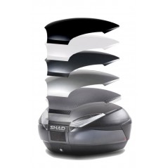 SHAD Baul SH48 + soporte montaje accesorios DARK GREY PREMIUM KIT-483179