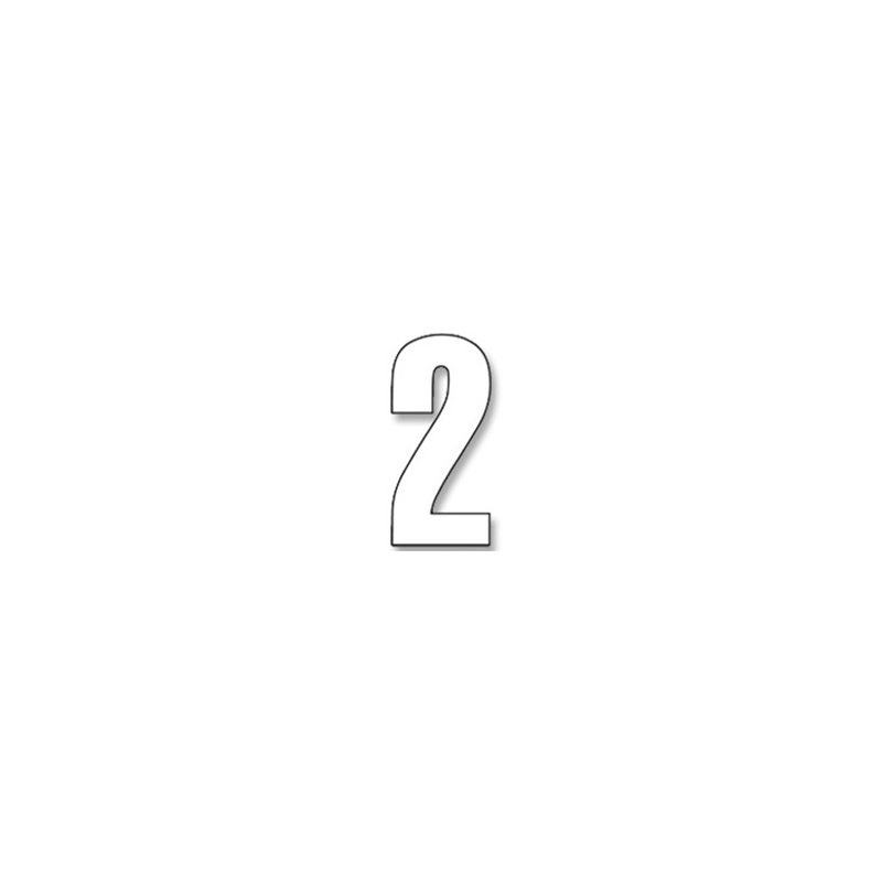 BLACKBIRD RACING Adhesive numbers dorsal race - Pack de 3 Pcs PVC 5027 - Pack de 3 Pcs PVC 5027 38963VAR