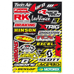 BLACKBIRD RACING Kit adhesivos pegatinas sponsors 5076A 39087