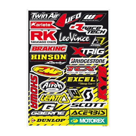 BLACKBIRD RACING KIT ADHESIVE STICKERS sponsors 5076A sponsors 5076A 39087